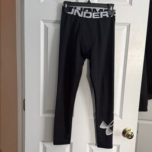 Under Armour Kids Black Coldgear Leggings